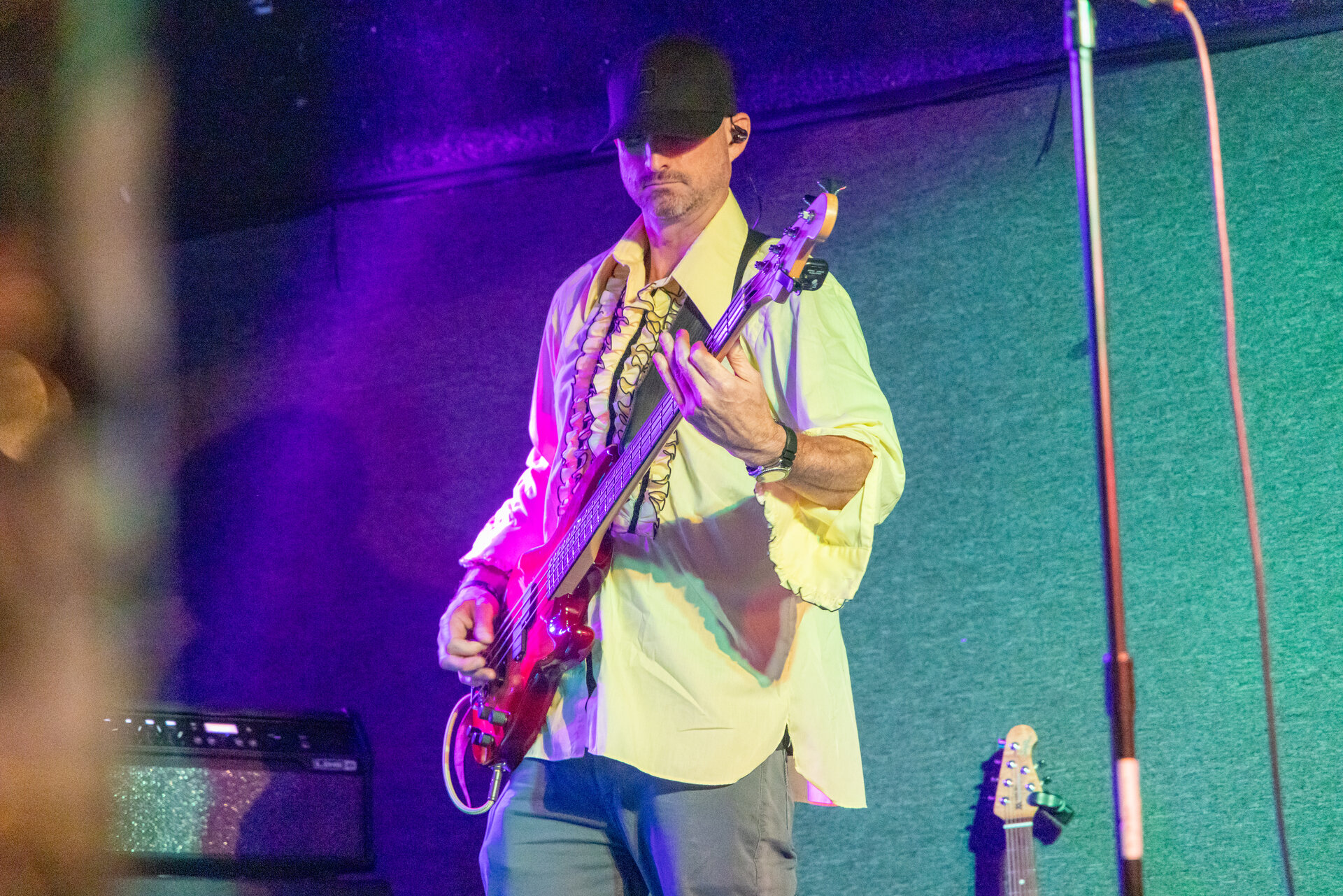 Grunge rock filling the venue