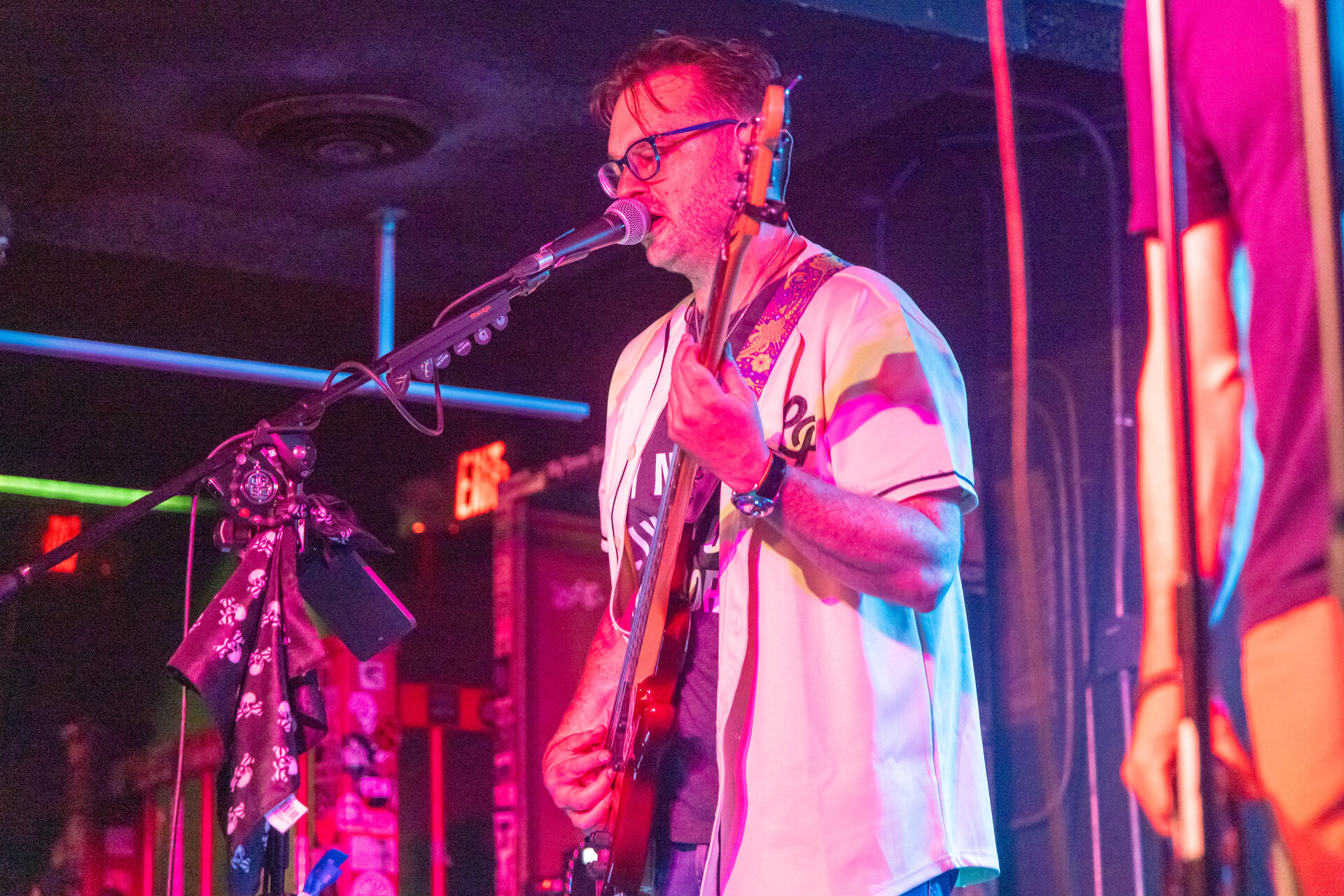 Grunge rock filling the venue